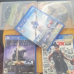 5 PlayStation Games Used