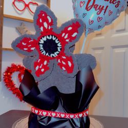 Valentines Day StrangersThing Demogorgon Crochet Plush Plushie Gift