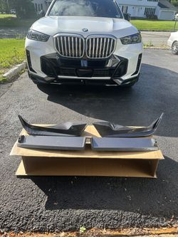 BMW X5 Front Bumper Under Lip Spoiler 
