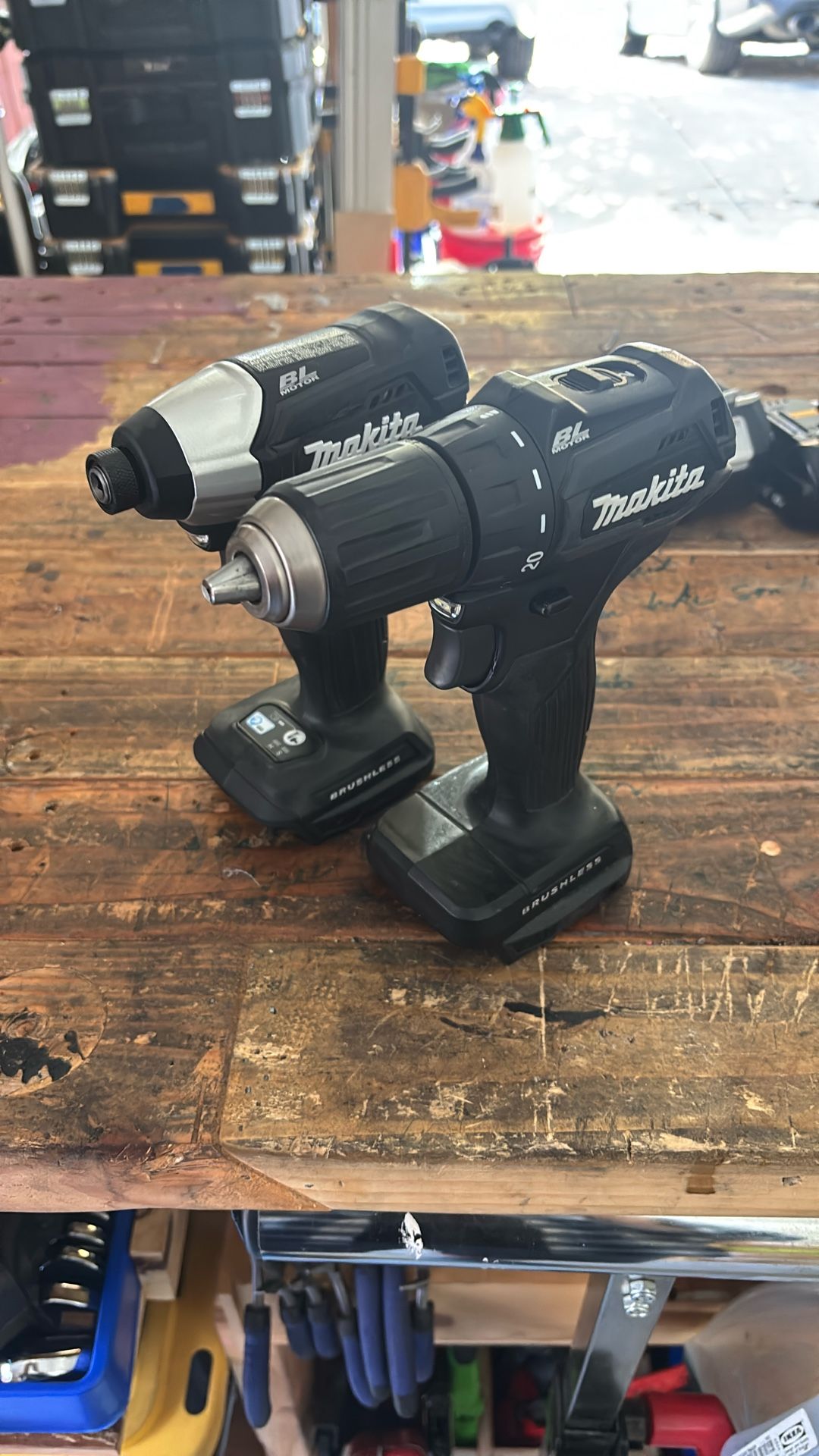 Makita subcompact 18v drill/impact driver set