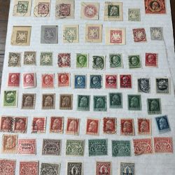 Bavaria Large Group Of Stamps And cut Squares Used Total Of 130