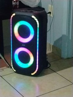 onn Large Party Speaker Gen 2 with LED Lighting