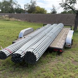 Galvanized Piping 21’ Fencing 