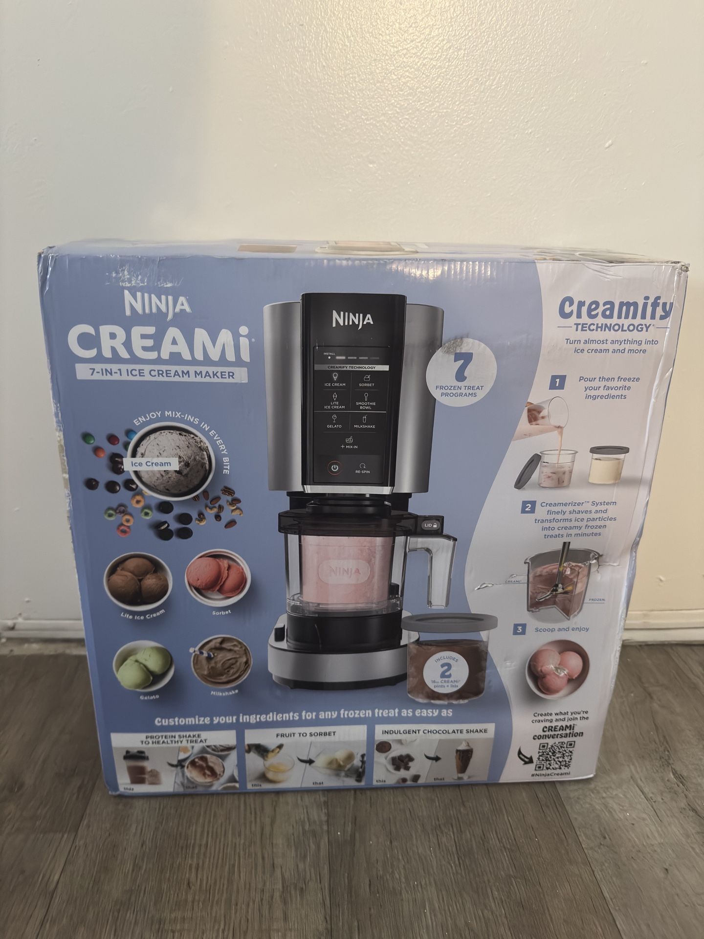 Ninja® CREAMi® 7-in-1 Ice Cream Maker NC301