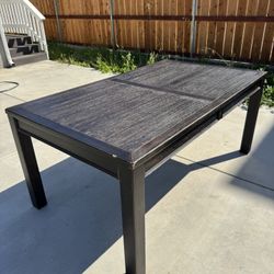 Dark Wood - Dining Room Table (6 CHAIRS AVAILABLE)