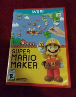 Nintendo wiiU super Mario maker
