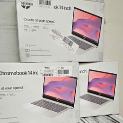 Hp chromebook 14in New 128gb 4gb ram