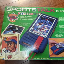 Talking Baseball Card Player "Sports Talk"