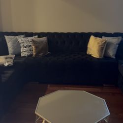 Black couch 