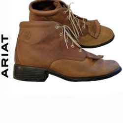 Ariat Lace Up Roper Boots Size 7.5