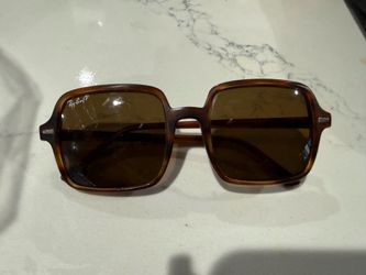 Great Ray Ban 1973 Square II Brown Tone Frame Sunglasses!