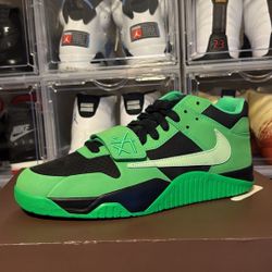 Jordan CJ1 T Rexx Green Spark