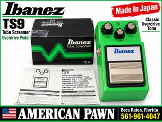 Ibanez TS9 Tube Screamer Overdrive Pedal  Made In Japan