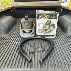 Stinger 2.5 Gal. 1.75 Peak HP Shop Vacuum Wet Dry Vac w/Filter Bag, Hose, Utility & Car Nozzle Attachments