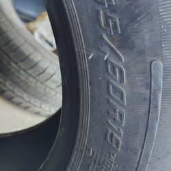 SINGLE KLEVER 255/60/19 TIRE MOUNTED AND BALANCED 