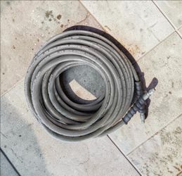 3/8" 100ft Pressure Washer Hose>212°F >steel braided