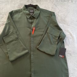 5.11 Mens Tactical Hunter green L