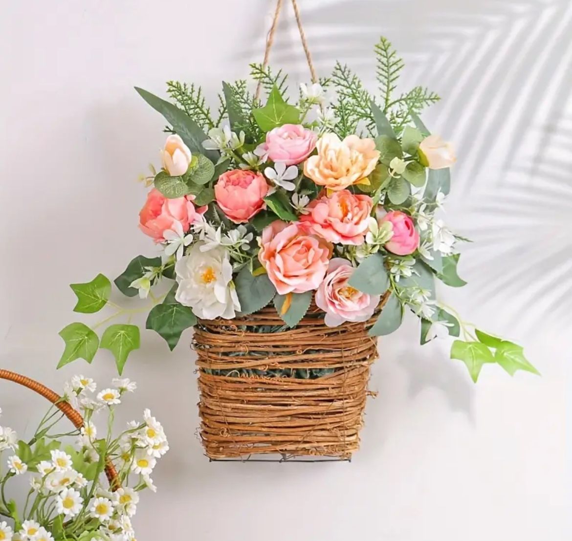 Artificial Flower Hanging Basket