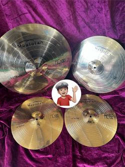 🔥 Brand New 4 Piece Cymbal Set Drum Set Drums