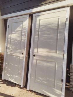 Two New Interior Doors With Frames And Locks