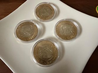 SET DE LAS 4 MONEDAS FIFA 2026 ENCAPSULADAS PARA SU PROTECCIÓN