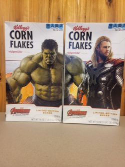 AVENGERS collectible Kelloggs cornflakes