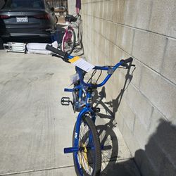 Metallic Blue Bike 