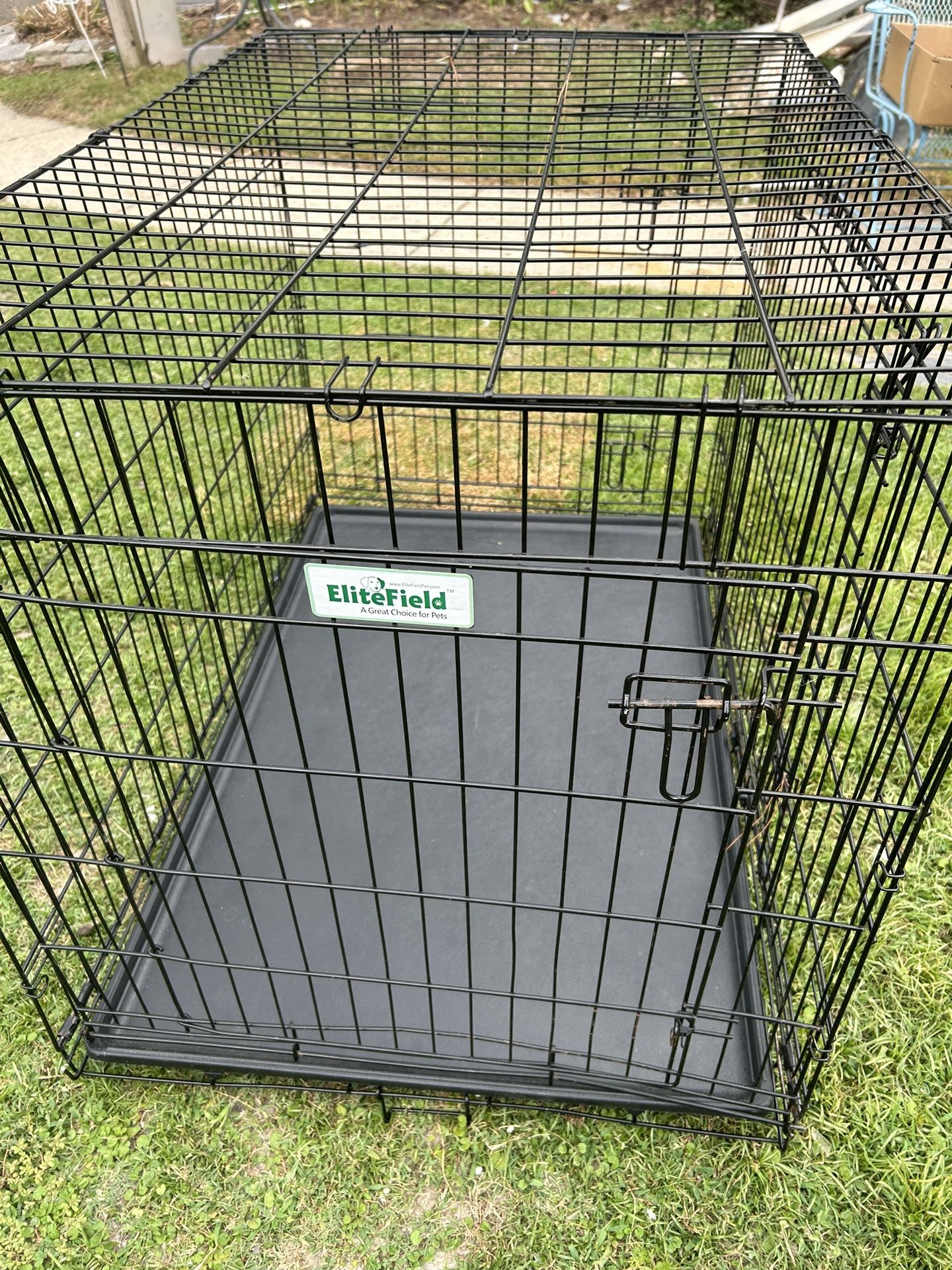 elite field 42” x28” 31” tall dog crate