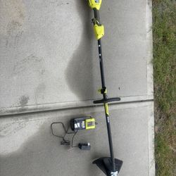 🔧 Ryobi Weed Eater (Trimmer) + Battery + Charger