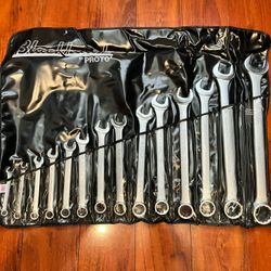 15 Pc Combination Wrench Set - Blackhawk By Proto