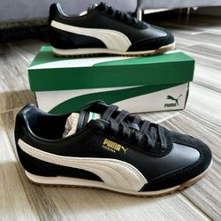 Women's Puma Arizona Retro Casual Shoes - Black White Gum - Size 6, 6.5, 7, 9.5