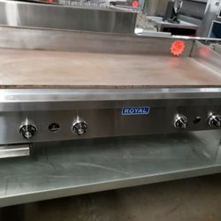 Used Royal 48"L Thermostat Griddle Natural Gas 
