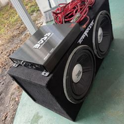 Subwoofer And Amplifier 