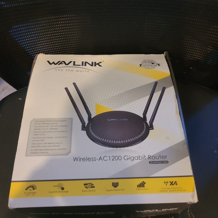 WavLink Wireless AC1200 Gigabit Router Open Box
