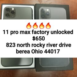 iPhone 11 Pro Max Factory unlocked 