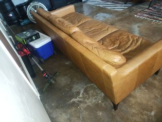 Leather couch