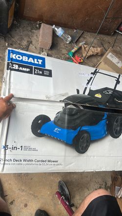 kobalt 21 inch corded in box