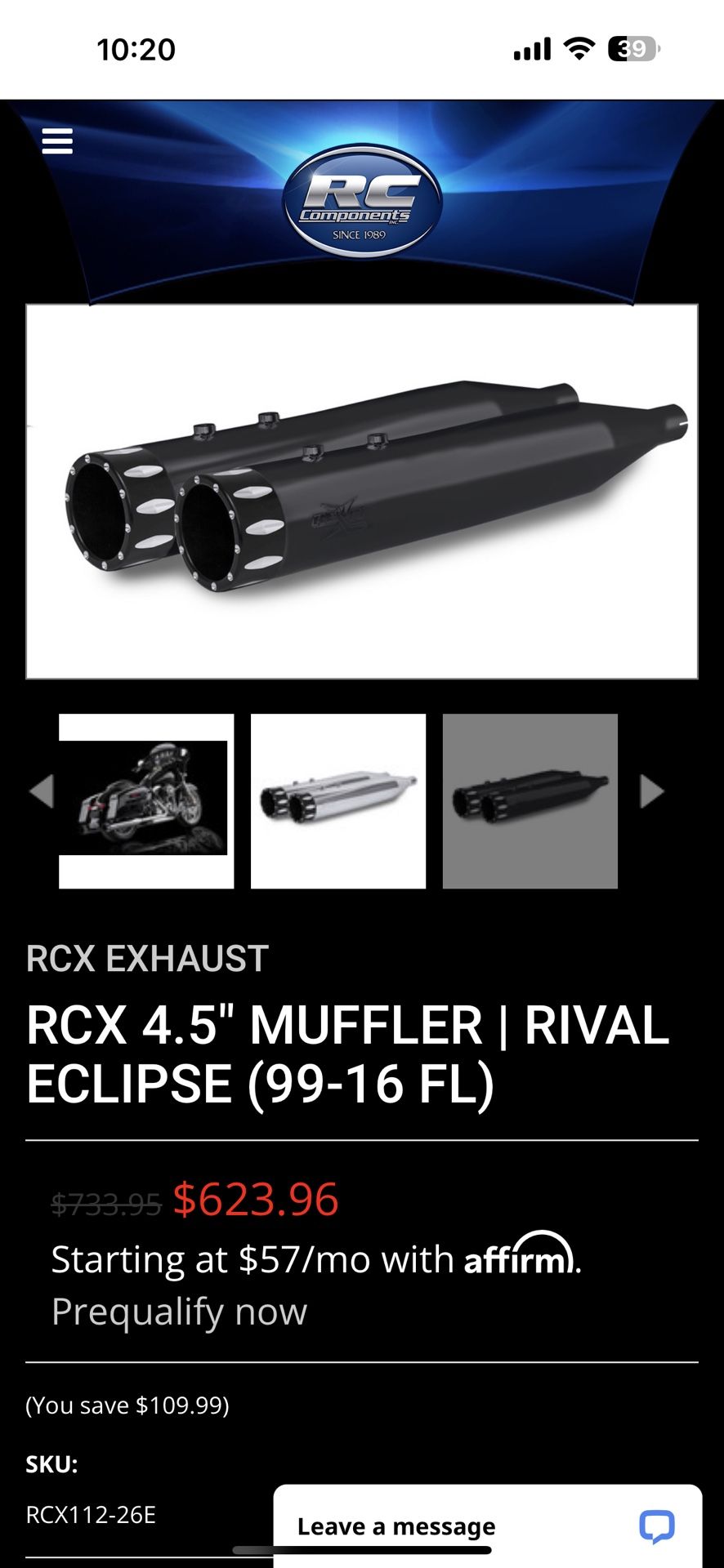 Harley Davidson Slip On Mufflers