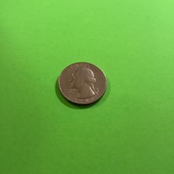 1983 D Washington Quarter, Error DDO, Filled Mint Mark,Ungraded,Uncertified, And Circulated