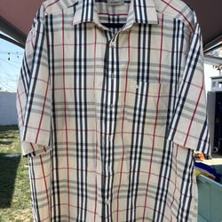Men Burberry Shirt Size XL