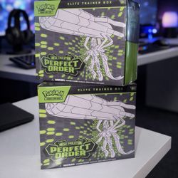 2x Pokémon TCG Mega Evolution Perfect Order Elite Trainer Box ETB Sealed Lot