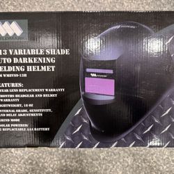 New Weldmark WEM WM8VS9-13H Welding Helmet 