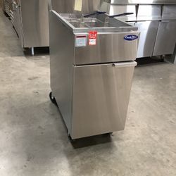 Commercial Fryer 40lb PROPANE OR NATURAL GAS 