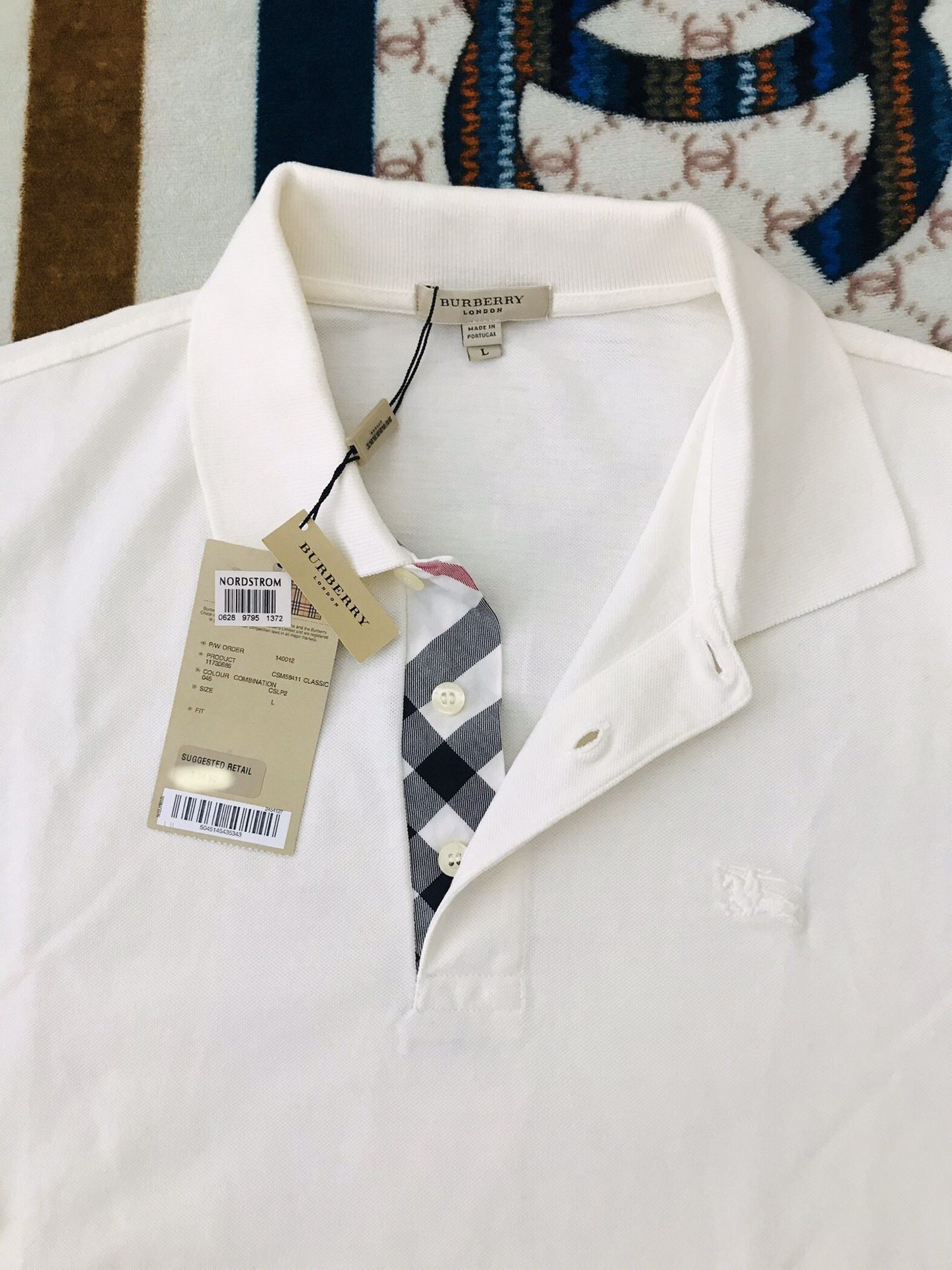 Perfect gift or gift for yourself for half the price!! Burberry Polo Shirt