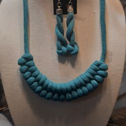 Fabric Necklace Set 