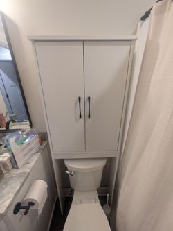 Over toilet storage cabinet