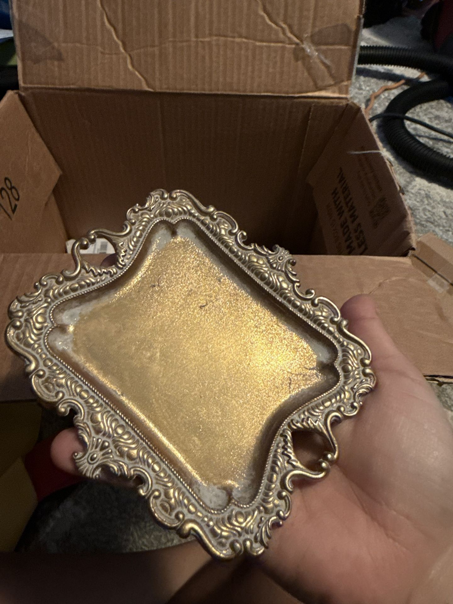 Gold Vintage Tray