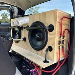 Two 15 Subwoofer system, Amp, Battery