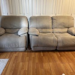 Beige Reclining Couches