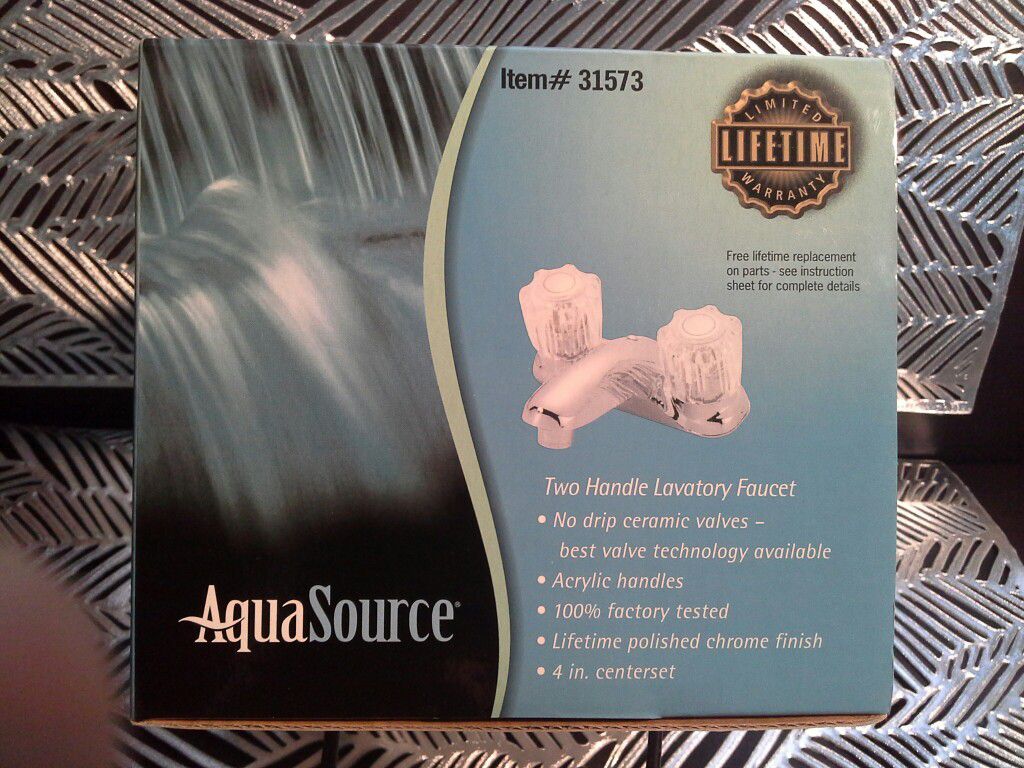 AquaSource Two Handle Lavatory Faucet